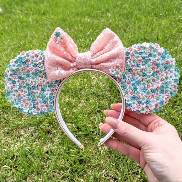Other - Floral Minnie Ears Custom Made
